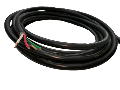 Phelps Dodge 3.5mm industrial power cable 25m 4 core with exposed copper wires and black insulation