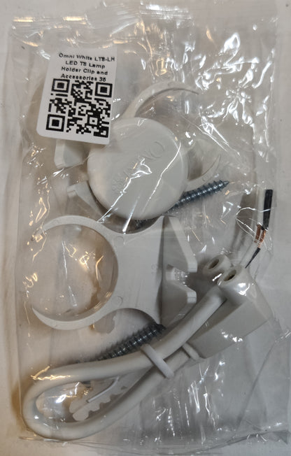 Omni LED T-8 Fluorescent Tube Accessories Holder Clip