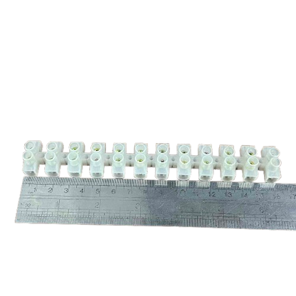 Grippes 30A 12 Pairs PVC Terminal Block (2PCS)