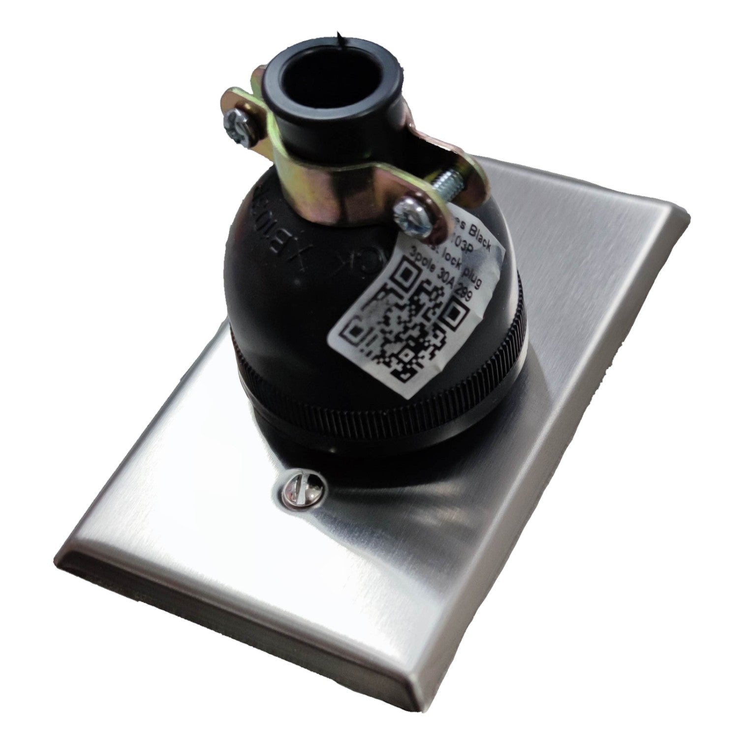 Grippes 30A twist lock wall outlet designed for secure power connection and easy installation