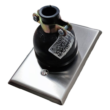 Grippes 30A twist lock wall outlet designed for secure power connection and easy installation