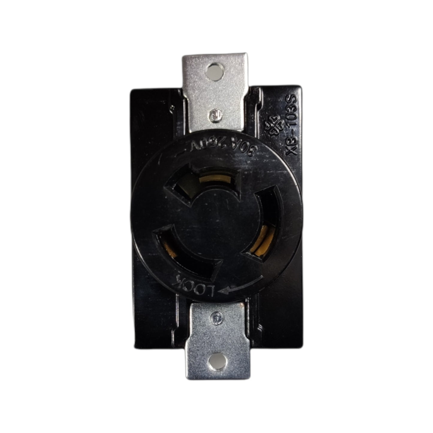 Grippes 30A Twistlock Outlet 3 Wire 250V with secure locking mechanism for reliable electrical connections