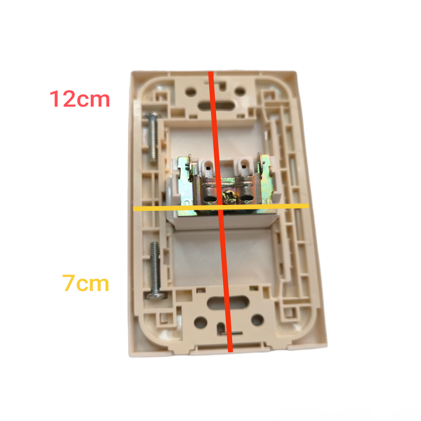 Omni 1 Gang Cable TV Outlet with Plate Cover WWP-110+WWV-301