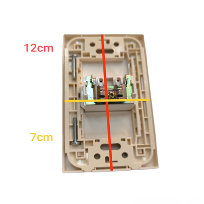 Omni 1 Gang Cable TV Outlet with Plate Cover WWP-110+WWV-301