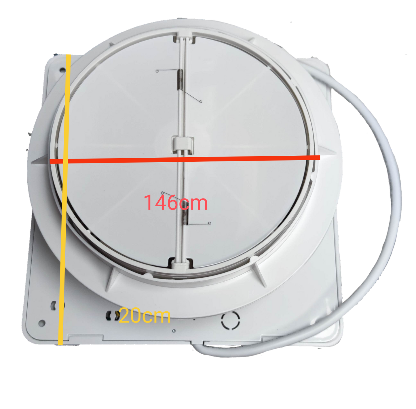 Firefly Exhaust Fan 6" 220V Wall Type with Shutter, Exhaust Fan 6 Inches 220V FEFW22/06W