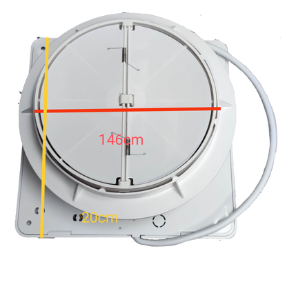 Firefly Exhaust Fan 6" 220V Wall Type with Shutter, Exhaust Fan 6 Inches 220V FEFW22/06W