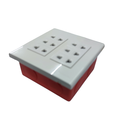 Panasonic 6 Gang Universal Outlet with Utility WEG6806+(6XWEG10919-5)+Utility