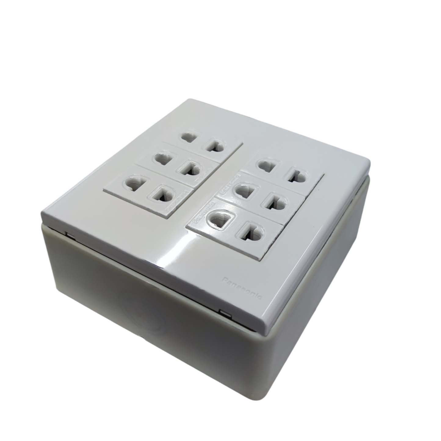 Panasonic 6 Gang Universal Outlet with Utility WEG6806+(6XWEG10919-5)+Utility