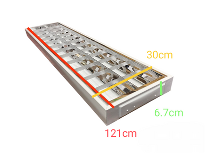 Ecolum 2 x16W T8 LED Fluorescent Tube Single Ended Connection Daylight 6500K 220V AC