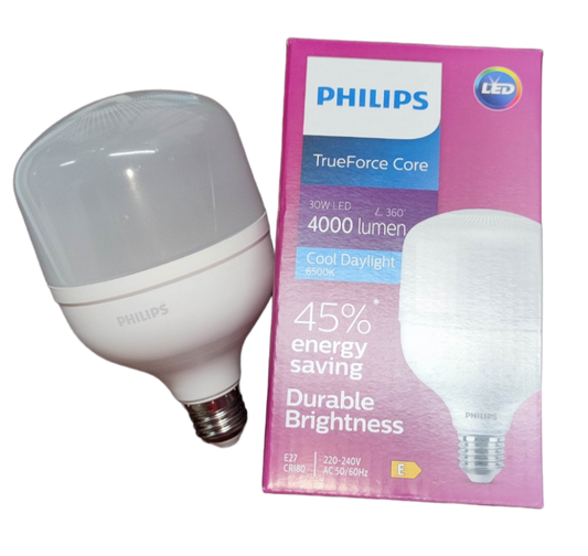Philips 30W LED Capsule Bulb E27 220V True Force Core, 30W LED Bulb E27 220V