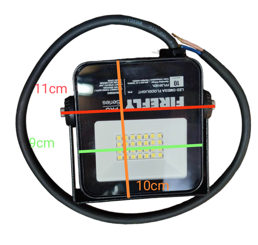 Firefly 10W LED Floodlight 220V Daylight 6500K FFL3010DL Omega Series Flood light