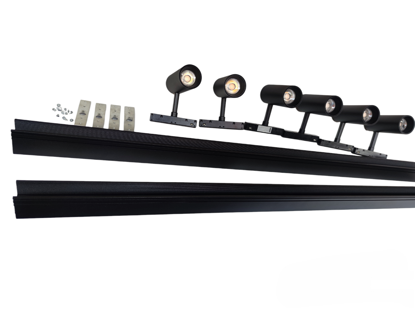 ILLUMIQ TERRA LED Magnetic Track Light 2 Meters 50mm with 6pcs 12W LED Spot Track Light Warm White 3000K 220V Series 20