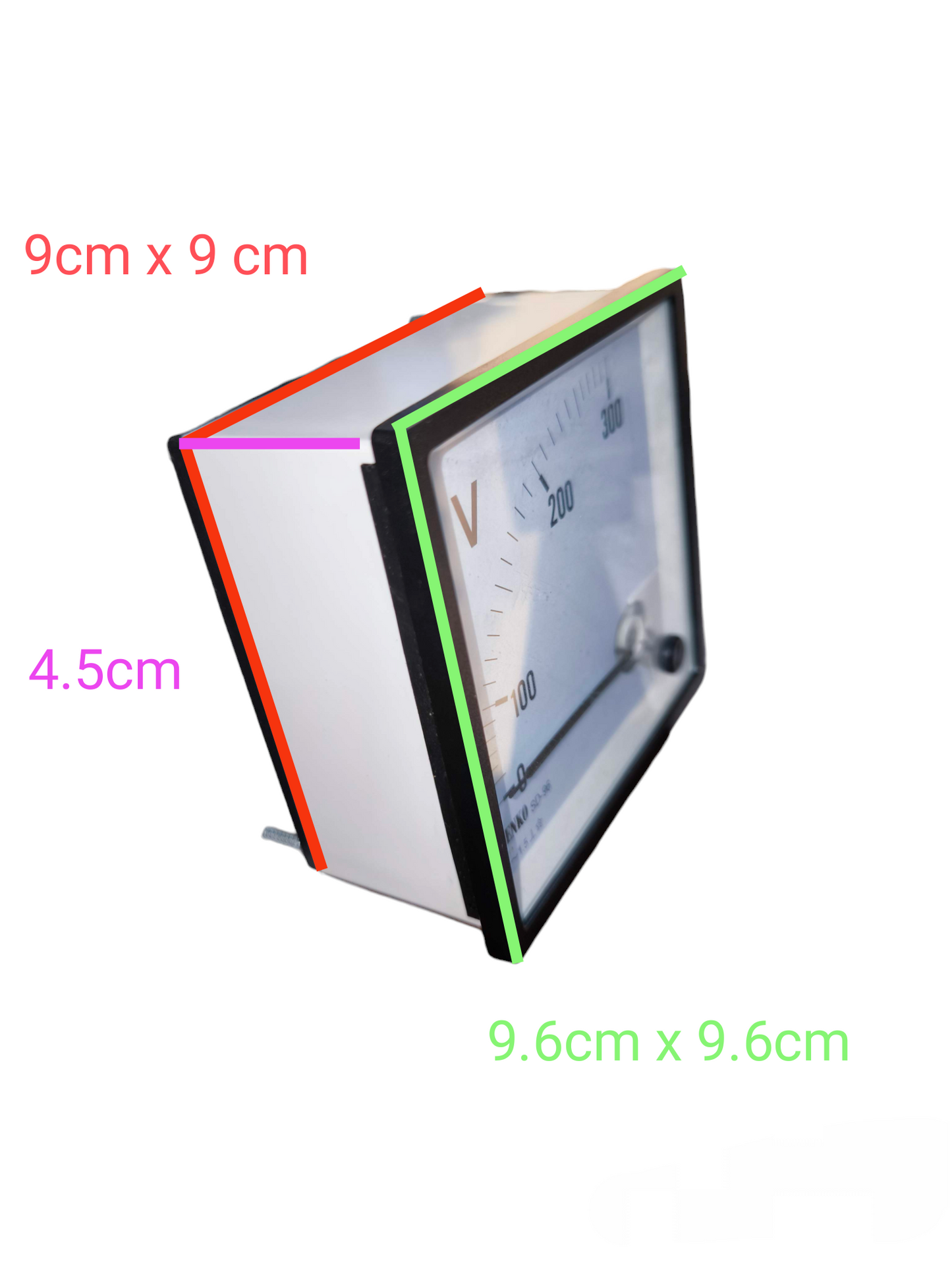 Denko 300V AC Panel Meter 96mm x 96mm Class 1.5