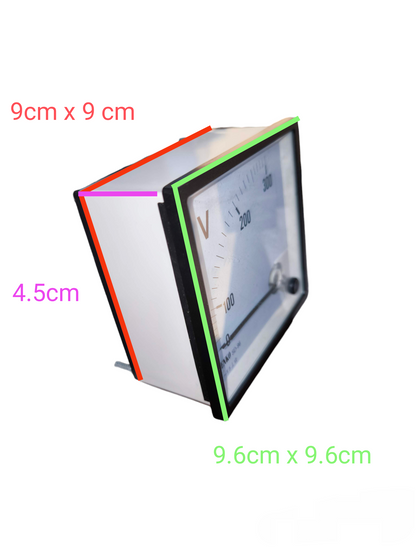 Denko 300V AC Panel Meter 96mm x 96mm Class 1.5 ( Denko)