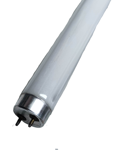 Irisram 36W Fluorescent Tube T-8 Aquarium light bulb with metal base and white glass tube