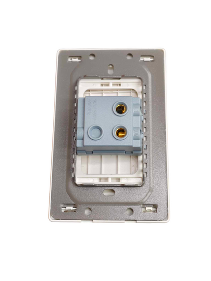Grazen 1 Gang Door Bell Switch 16A 220V with Plate Cover GW-018 Available in Black, Grey, White and Gold