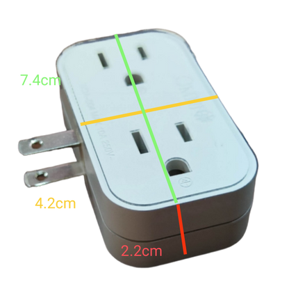 Omni 4 Gang Outlet Adaptor 10A 250V WDA-004