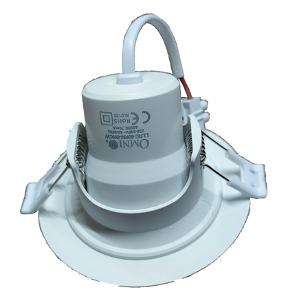Omni 8W LED Movable Downlight 220V Cool White 4000K, 8W Mini Recessed Movable Downlight 600 Lumens