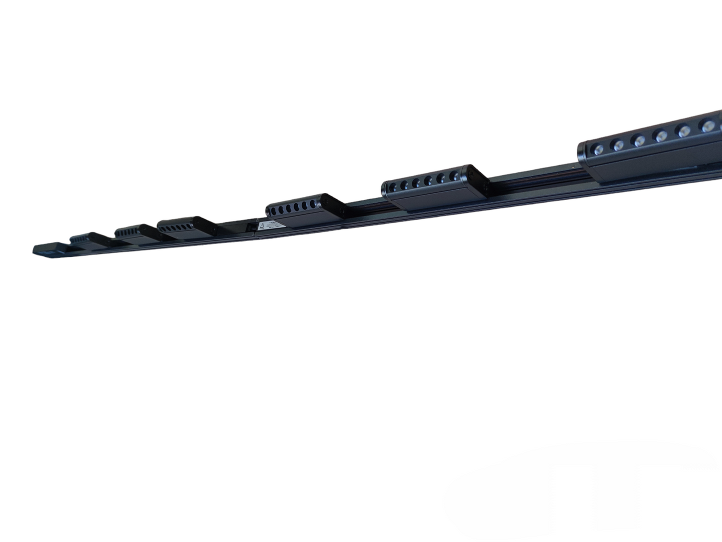 LED Magnetic Track Light 2 Meters 26mm Magnetic Track with 6pcs 6W LED Rotary Grille Track Light 220V Warm White 3000K ( ILLUMIQ TERRA) Series 20