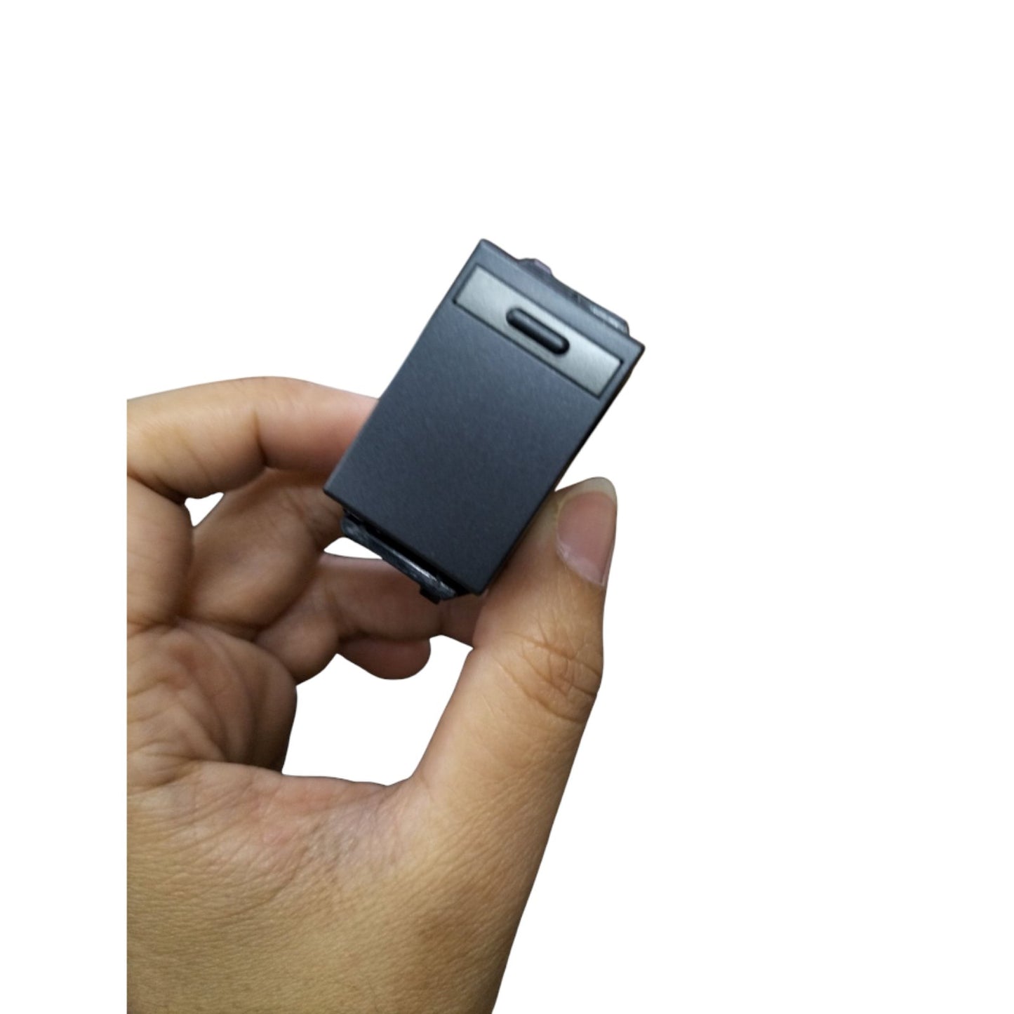 Panasonic 1 Way Switch Non Illuminated Refina Series Metallic Black, WEG5531BM