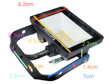 Philips 10W LED Floodlight 220V 6500K Cool White BVP150 G2, 10W LED Flood Light