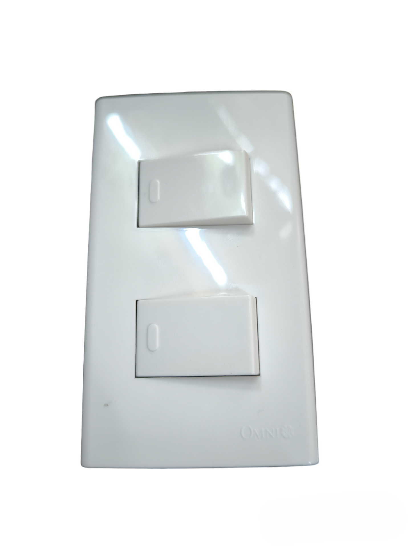 Omni 2 Gang 1 Way Switch Wide Series 16A 250V WWP-112+WWS-213x2
