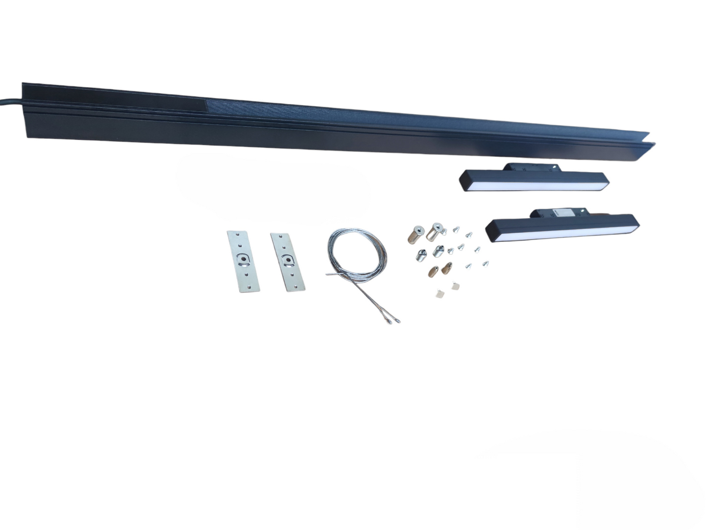 Magnetic Track Light 1 Meter 50mm with 2pcs 12W LED Flood Track Light 220V Warm White 3000K ( ILLUMIQ TERRA)