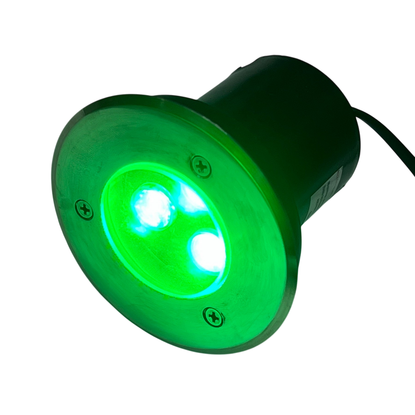 3W LED pool light 12V green illuminated in dark with durable waterproof design for pools