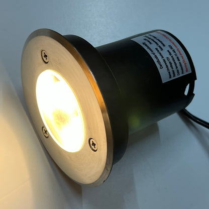 Grippes 3W LED Pool Lights 12V Warm with stainless steel frame and bright warm light