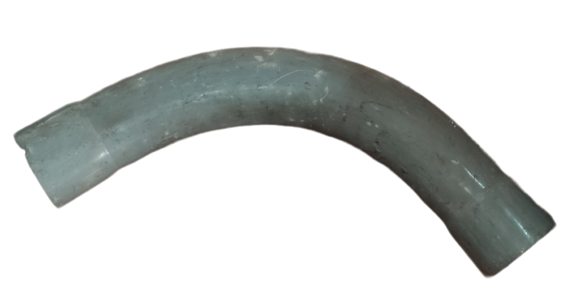 Local 4 inch PVC elbow gray 5mm pipe fitting for plumbing and hose connections