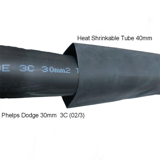 Heat Shrinkable Tube Black (40mm)
