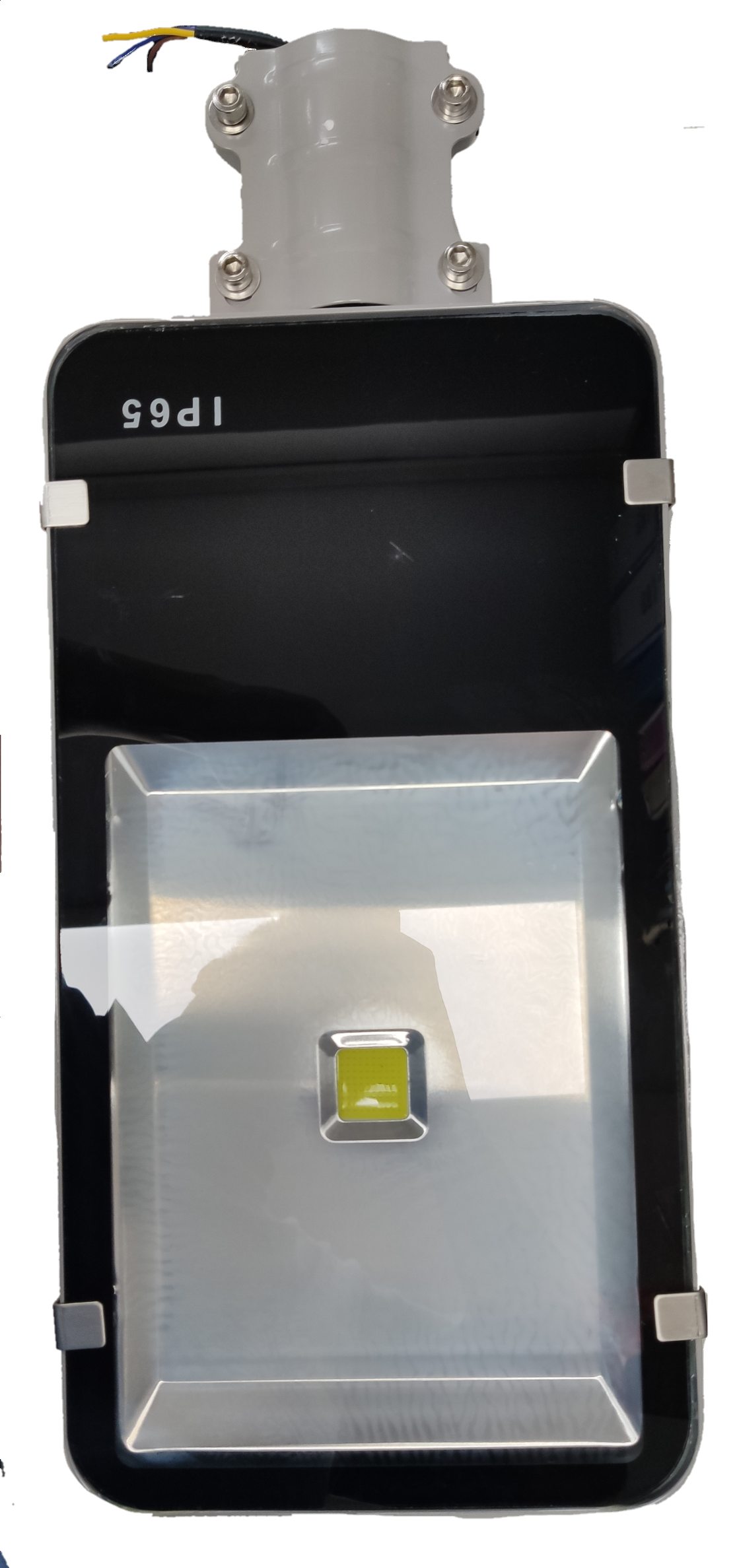 Electx Electrical Supply 40W LED street lamp daylight with sleek black and silver design for outdoor lighting