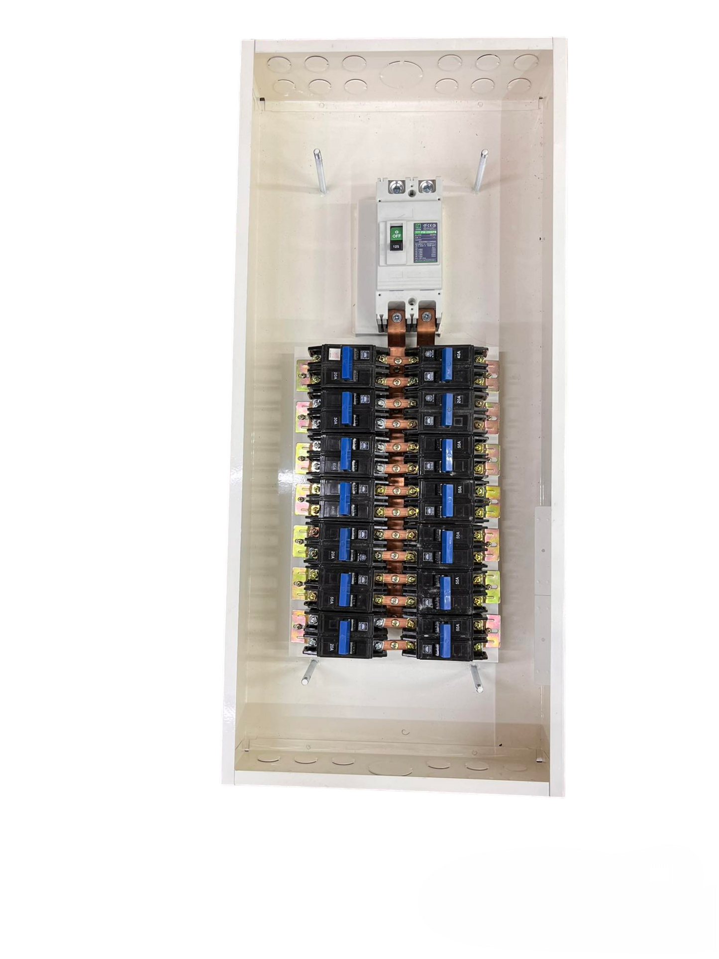 Koten & Taiyou Panel Board 150A 2 Pole Main 250SPS with 14 Branches 2 Pole Bolt On