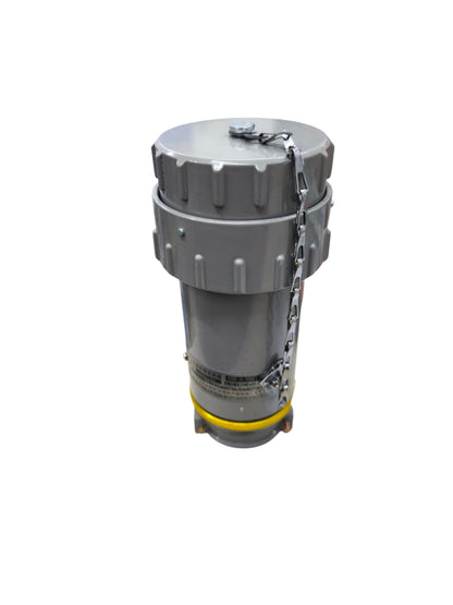 Grippes 200A Industrial Plug 3P+E Explosion Proof 500V AC Metal Casing IEC