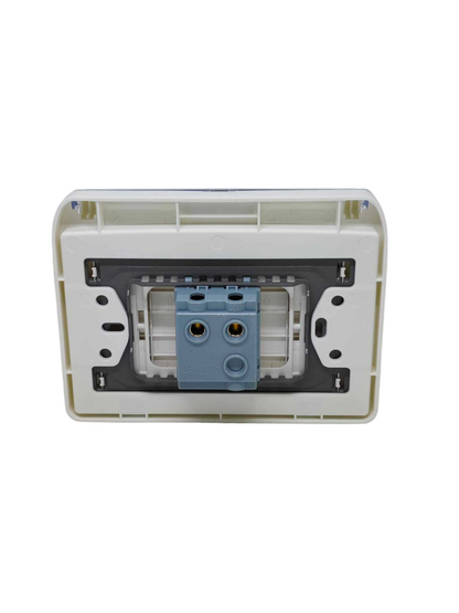 Grazen Weatherproof Plate Cover with Door Bell Switch 16A 220V WC-019-W+GW-018