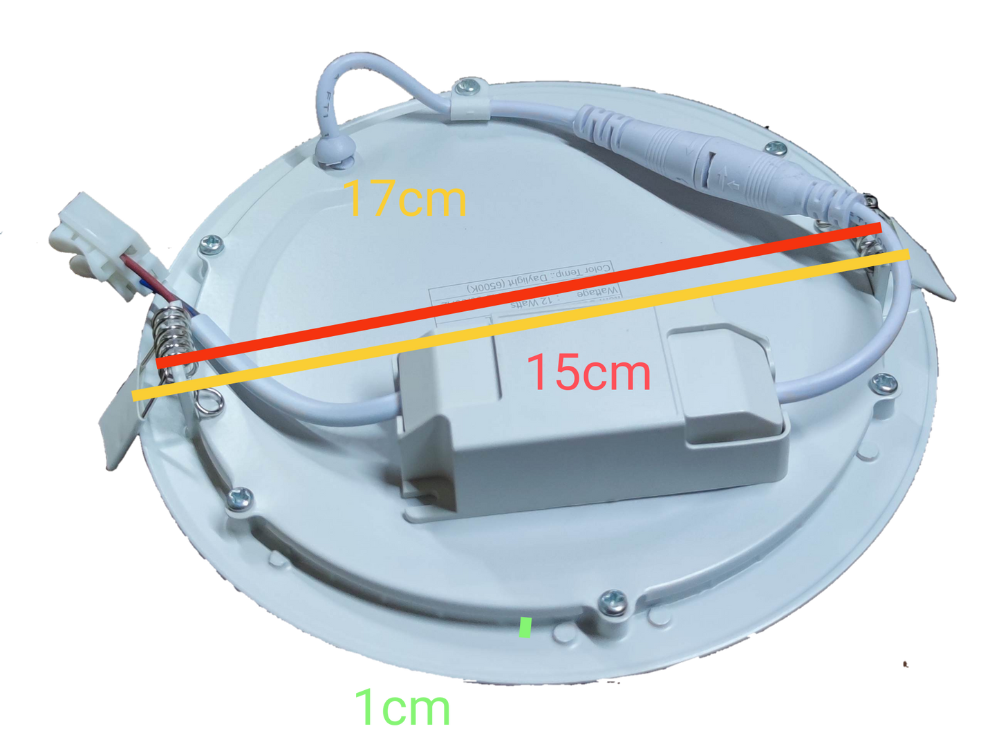 Firefly 12W LED Round Recessed Slim Downlight Daylight 220V