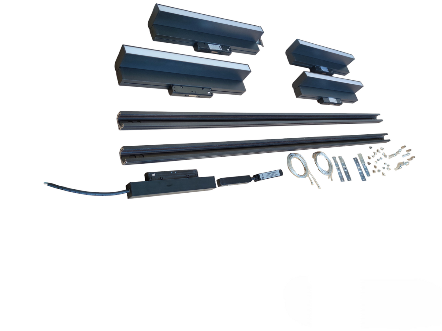 Magnetic Track Light 2 Meters 26mm with 4pcs 18W LED Foldable Flood Track Light 220V Warm White 3000K ( ILLUMIQ TERRA)