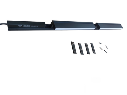 Magnetic Track Light 1 Meter 26mm with 2pcs 18W LED Foldable Flood Track Light 220V Daylight 6500K ( ILLUMIQ TERRA)