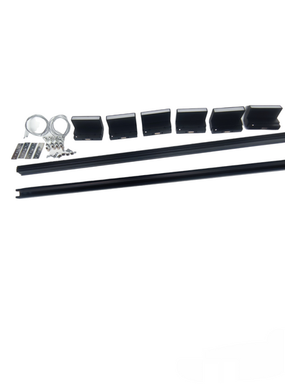 ILLUMIQ TERRA LED Magnetic Track Light 2 Meters 26mm with 6pcs LED Foldable Flood Track Light 220V Cool White 4000K Series 20