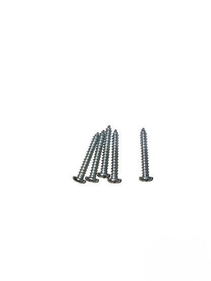 Chrome Wood Screw available in 2 Sizes 3.9cm or 2.7cm length