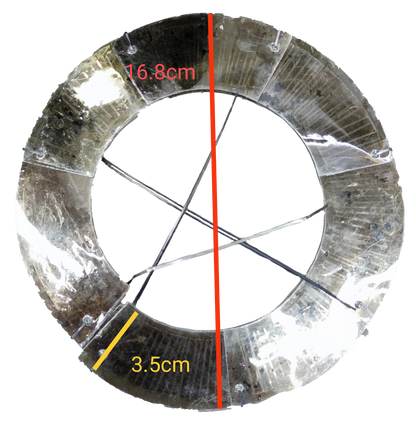 450W Rice Cooker Heating Element, circular stainless steel part with a diameter of 16.8cm