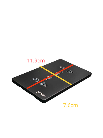 Grazen Duplex Universal Outlet with Ground 16A 220V Available in Gray, Black , White and Gold GW-013