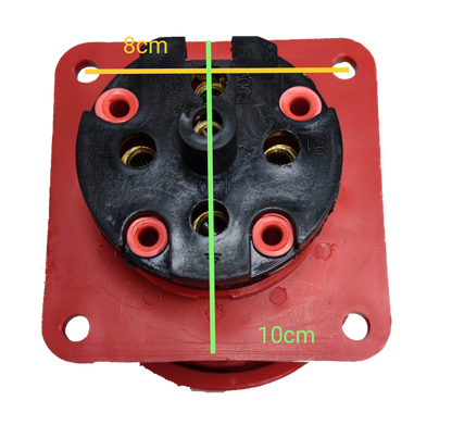 Grippes 63A 3P+E Industrial Outlet Chassis Type (4 Pins ) IEC 60309-2 # 334