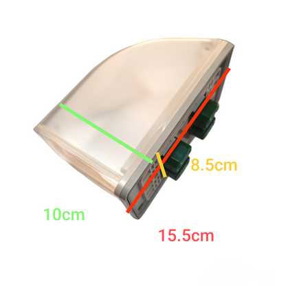 Omni Weatherproof 2 Gang Universal Outlet 15A 250V with Plate Cover WPP-605+WWP-112+(WWU-200x2)