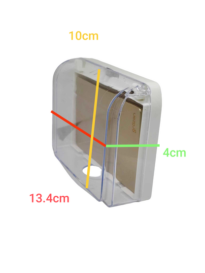 Grazen Weatherproof Cover with 1 Gang 3 Way Switch 16A 220V WC-019-W+GW-002