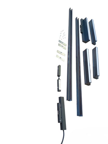 Magnetic Track Light 2 Meters 26mm with 4pcs 18W LED Foldable Flood Track Light 220V Warm White 3000K ( ILLUMIQ TERRA)