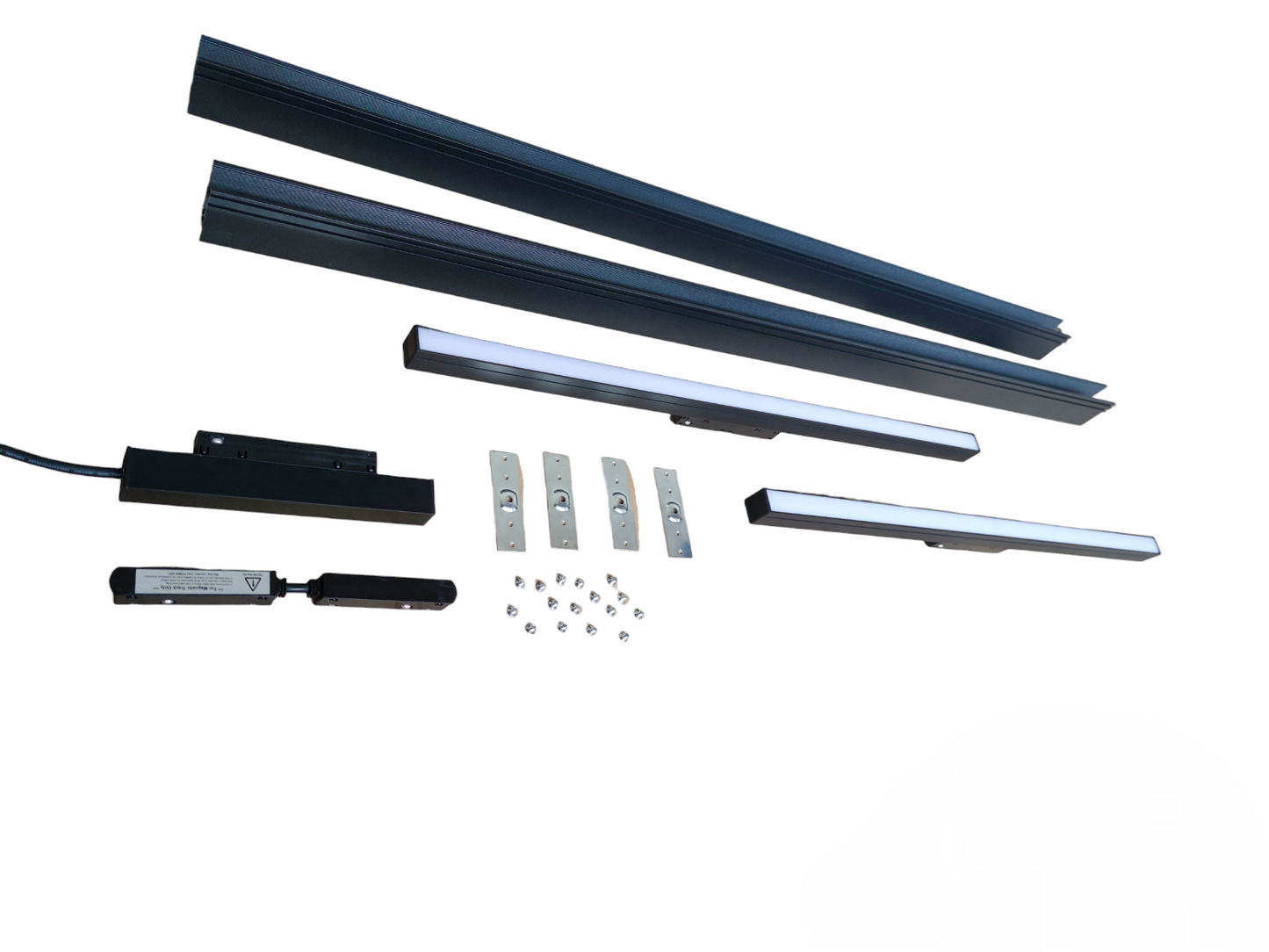 ILLUMIQ TERRA Magnetic Track Light 2 Meters 26mm with 4pcs 18W LED Foldable Grille Track Light 220V Warm White 3000K