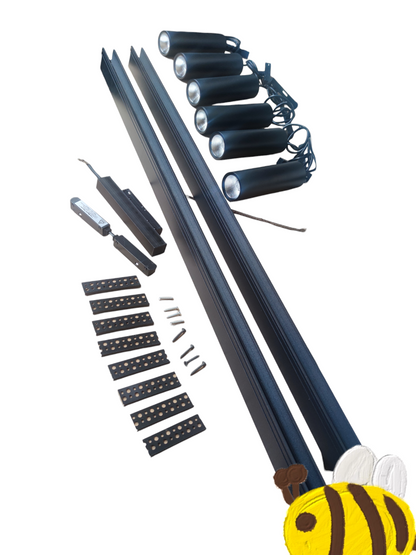 ILLUMIQ TERRA Magnetic Track Light 2 Meters 50mm with 6pcs 6W LED Pendant Track Light 220V Cool White 4000K