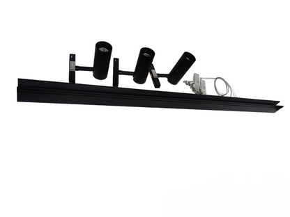 ILLUMIQ TERRA LED Magnetic Track Light 1 Meter 50mm with 3pcs 12W LED Spot Track Light Warm White 3000K 220V