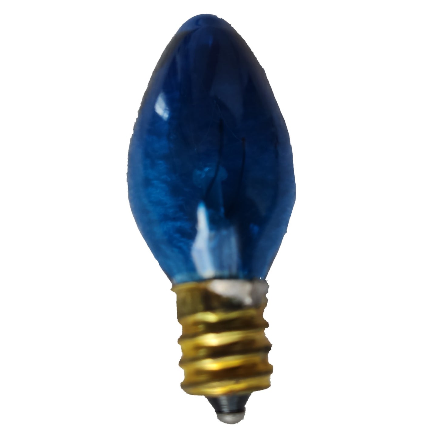 Pollux 5W Pilot Light E12 220V C7 1/2 Small Candle Shape Bulb Clear Tint Color Available in Clear, Green, Red, Blue and Yellow